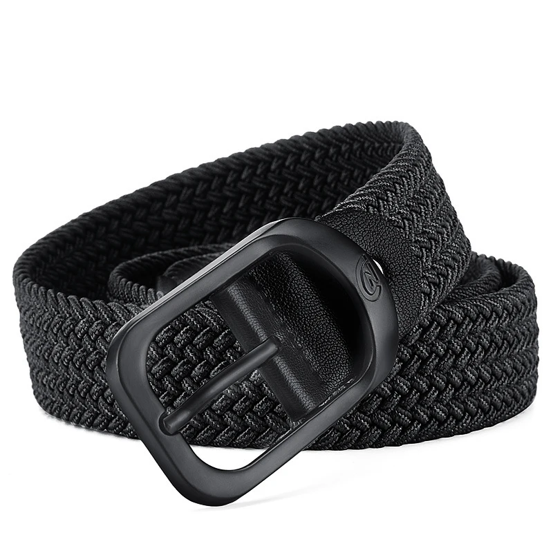 

Youth Braided Belt Outdoor Daily Pin Buckle Belt Fashion Student Knitted Waist Strap Men's Women Waistband