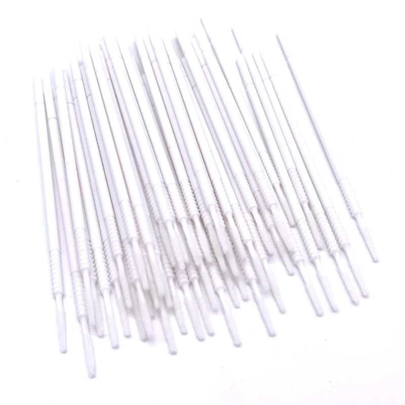 100pcs/bag Long Head Micro Brushes Eyelashes Mascara Swab Lash Extension Brush For Makeup Applicator Wands