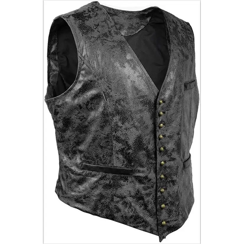 

Мужская замшевая кожаная куртка с V-образным вырезом на одной пуговице, осенне-зимняя, модная верхняя одежда, приталенный крой, 100% хлопок, молодежный стиль