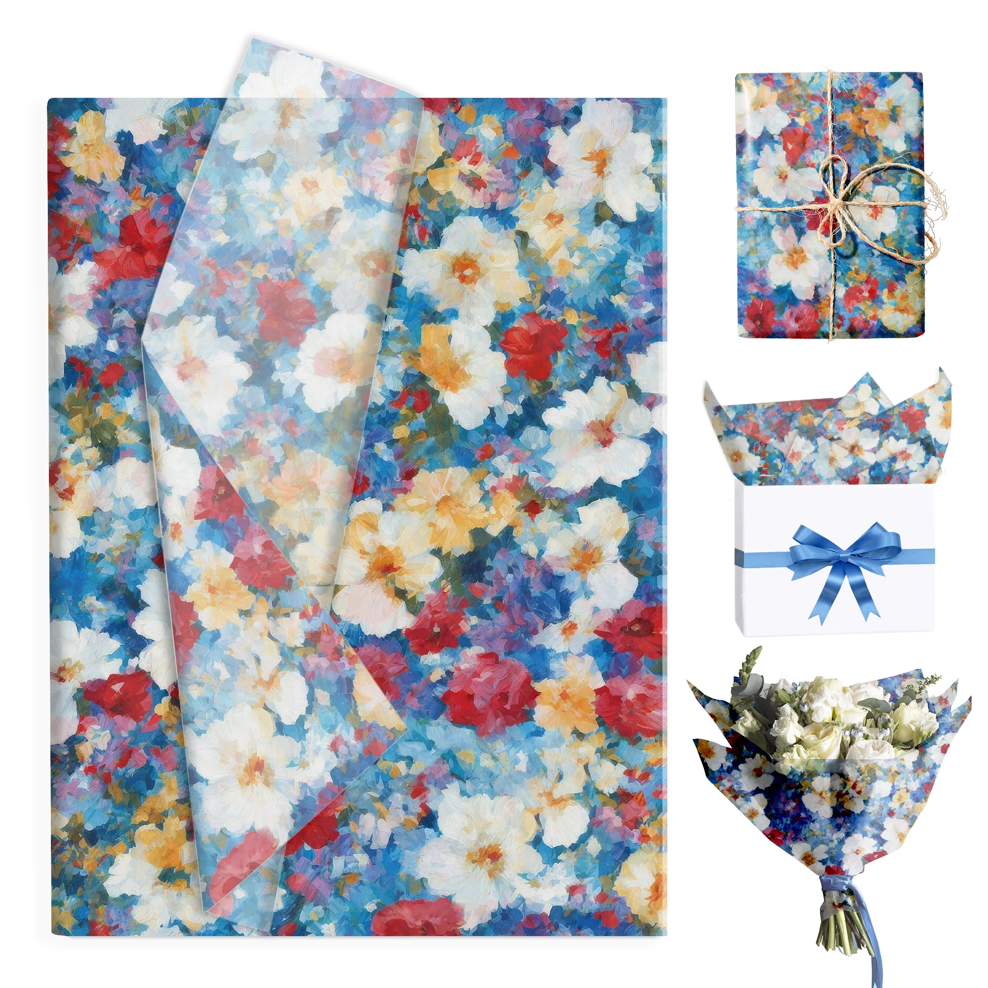 20/50 stuks Bloemen Tissuepapi - Flower Wrap Kraft recensie en prijs
