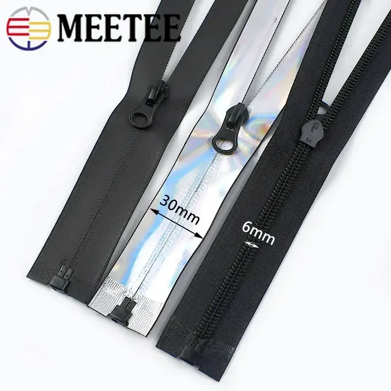 1Pc 5# Waterproof Nylon Zipper 40-100cm Open-End Invisible Zips Repair Kits Bags Jacket Coat Garment Sewing Supplies Accessories