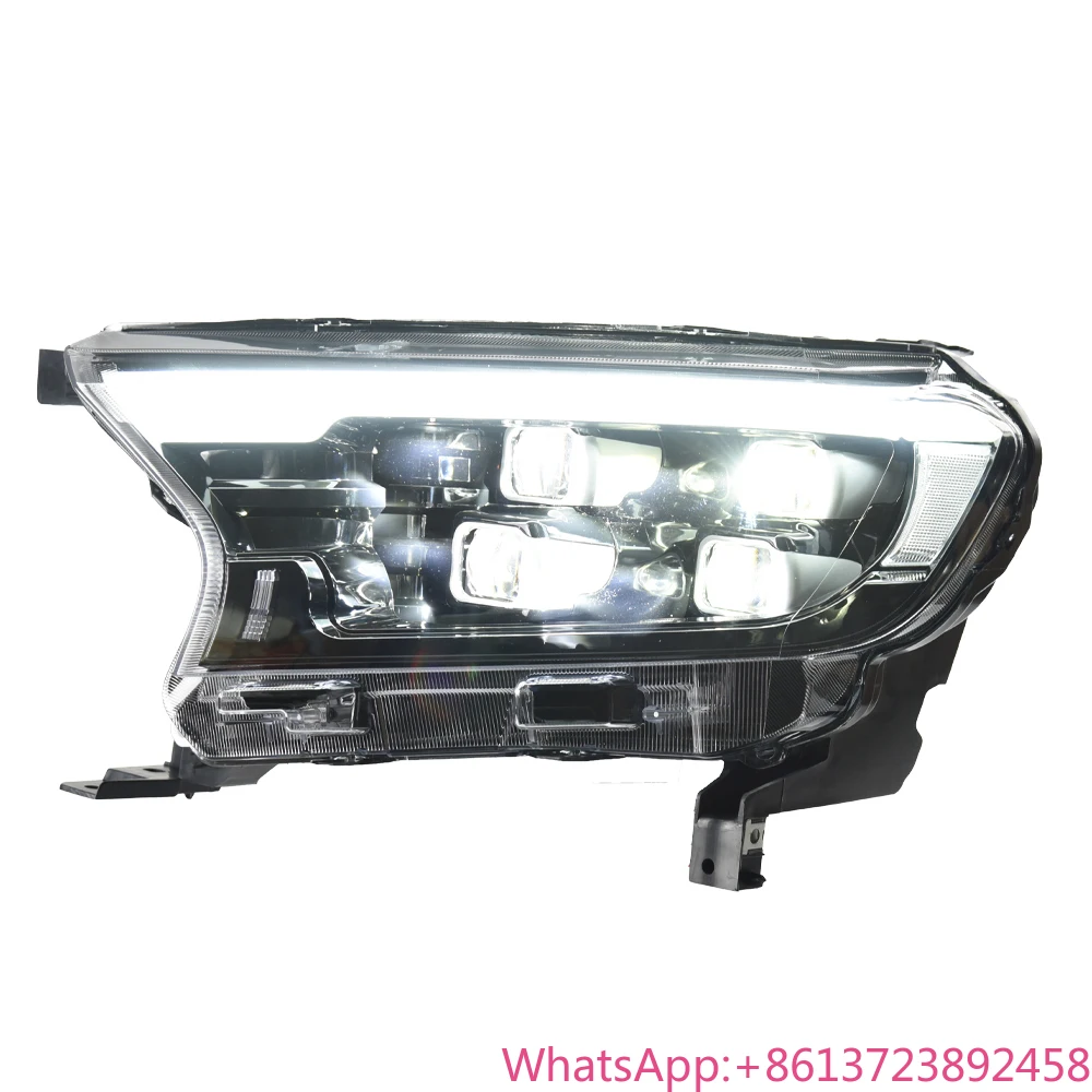 

For For Ford Ranger 2016-2020 LED Auto Headlights Assembly Dynamic DRL 4 Projector Lens Tool New Condition Car Lamps Accessories