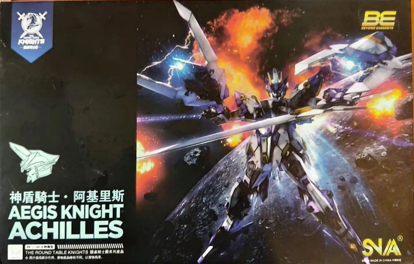 SNAA 1/144 The Round Table Knights Achilles Mobile Suit Gawain Action Figures Grace Assembly Model Kit Collection Gift Toy