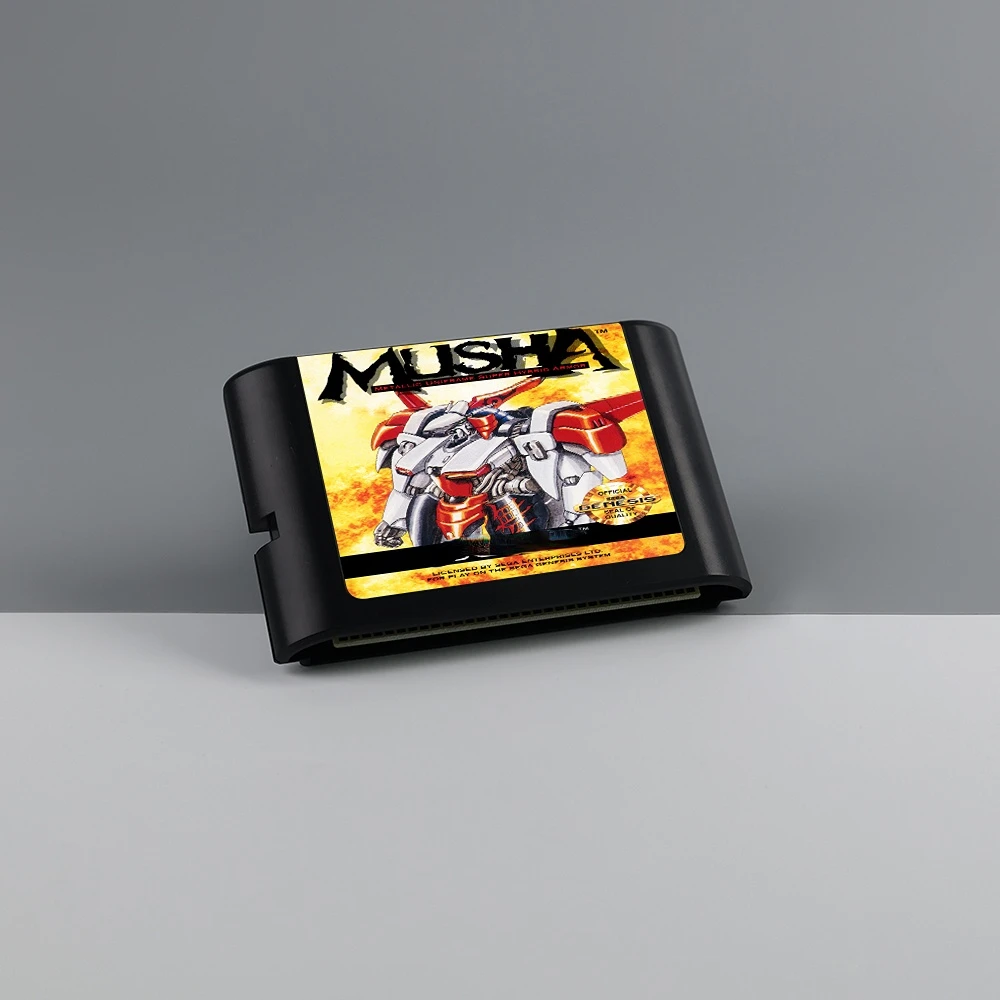 MUSHA 16 Bit MD Game Card for Sega Megadrive Genesis Video Game Console Cartridge