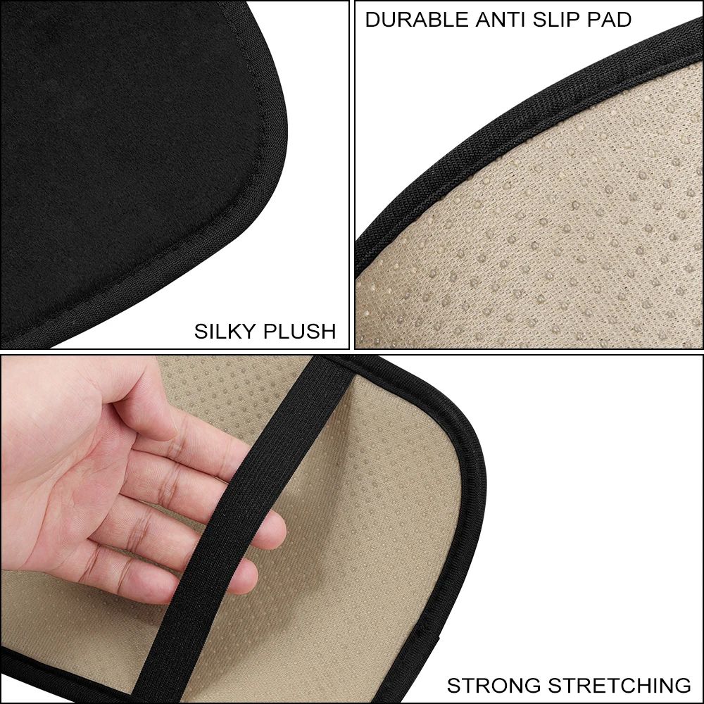 For Mitsubishi Outlander ASX Lancer Lancer-ex Ralliart Car Plush Armrest Pad Arm Rest Protection Cushion Interior Accessories