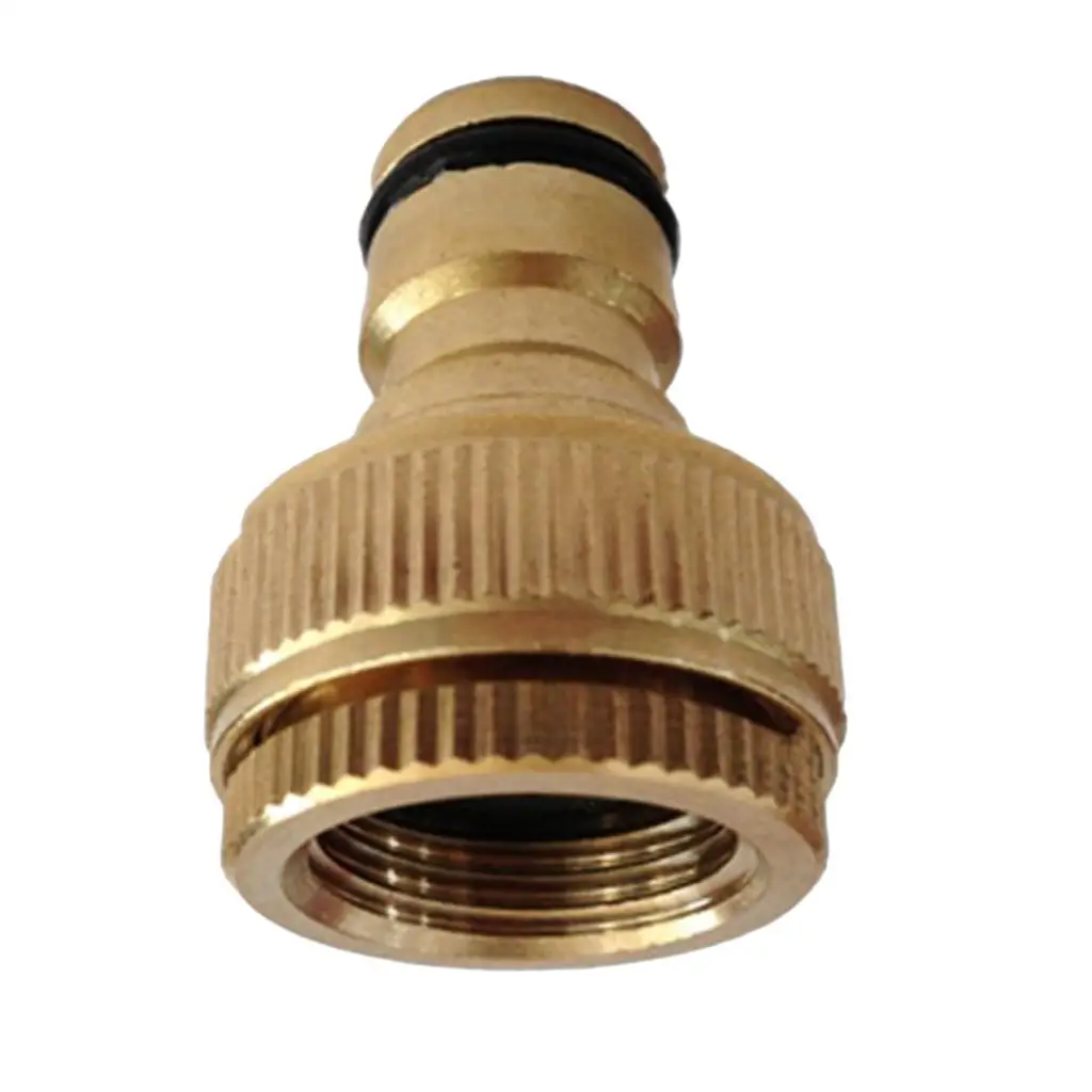 Female Threaded Faucet Adapter Brass Garden Hose Tap Connector 1/2, 3/4