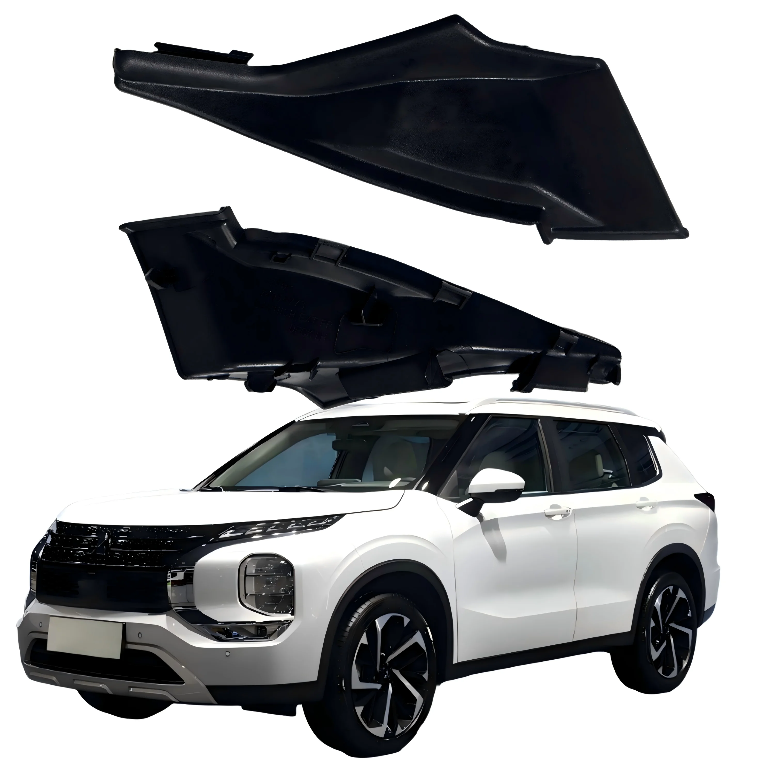 Front Bumper Windshield Wrap Corner Trim Windshield Wiper Fender Cover Cap For Mitsubishi Outlander 2016-2020 7405A773 7405A774