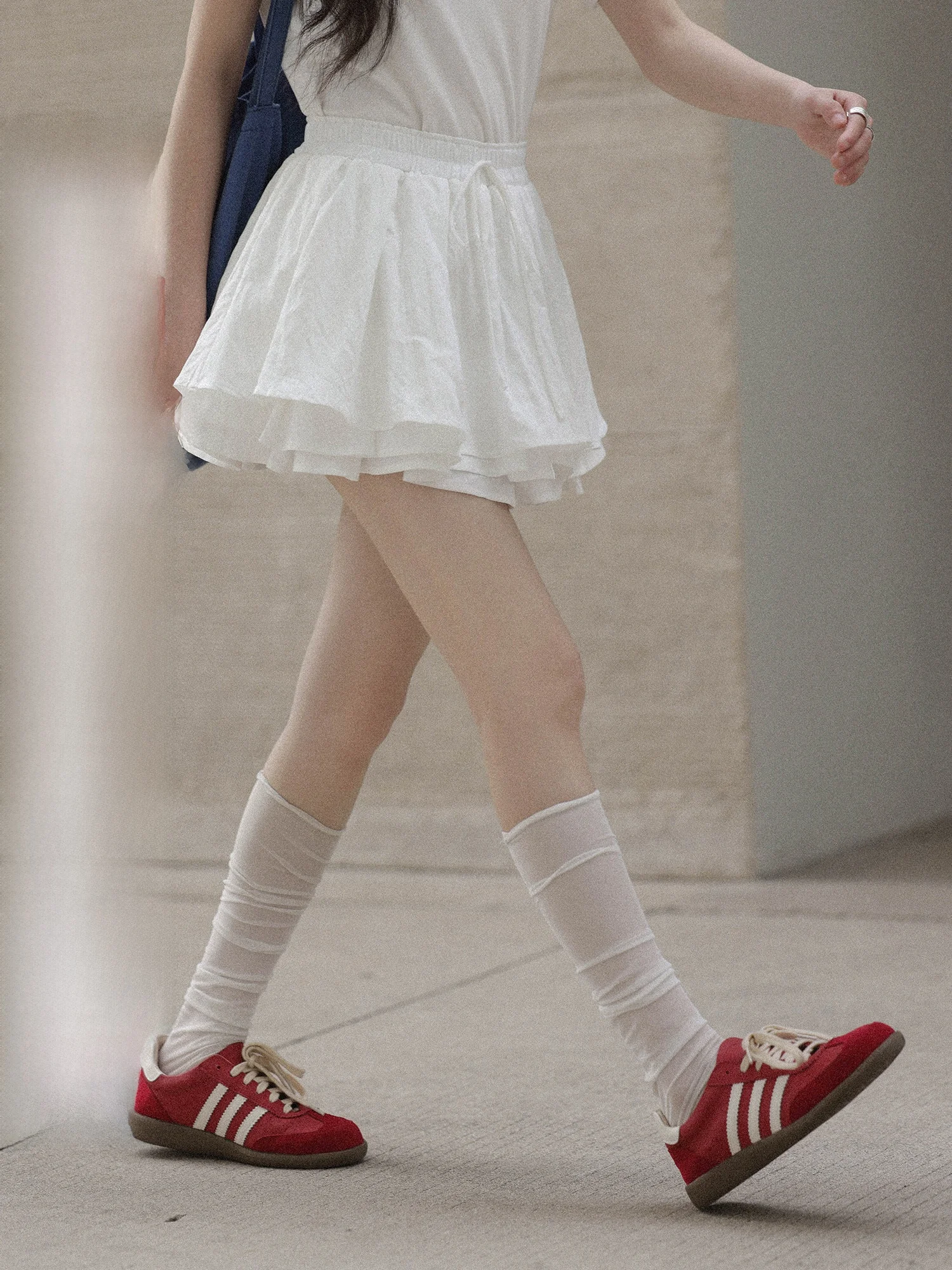 

Белая женская летняя юбка А-силуэта с высокой талией, новая модель, плиссированная, элегантная, для невысоких женщин