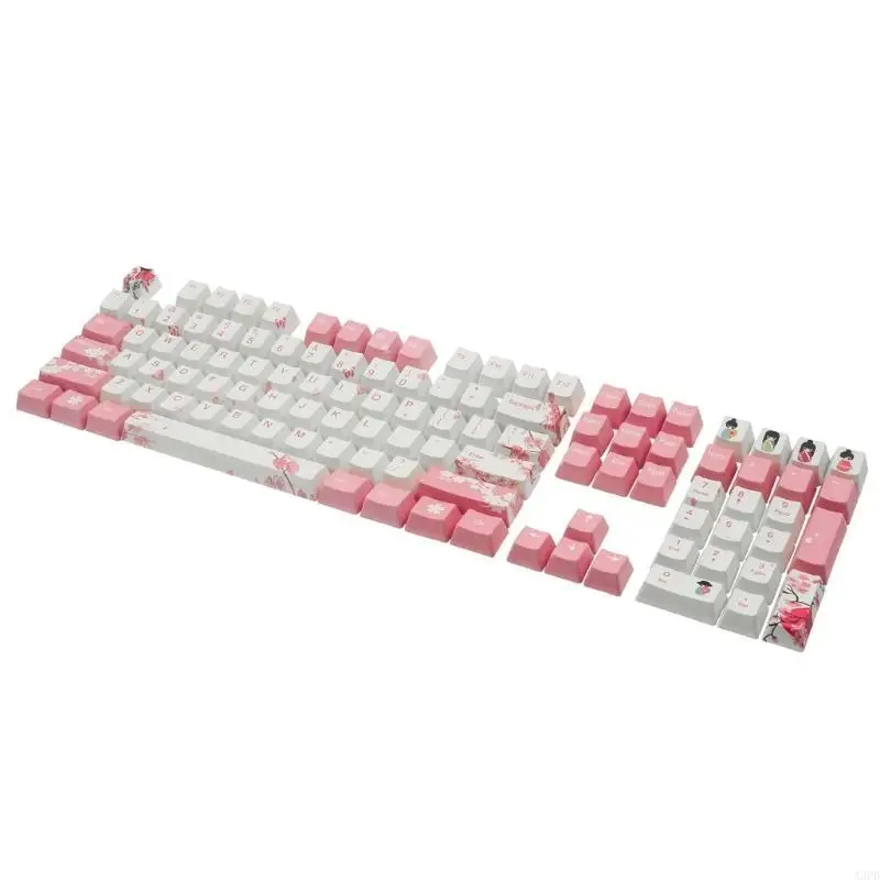 

A3PD 108 клавиш Установите OEM Profile Keycaps PBT Dye Сублимация Клавиц для Gateron Kailh Cherry Mx Переключатели цвет