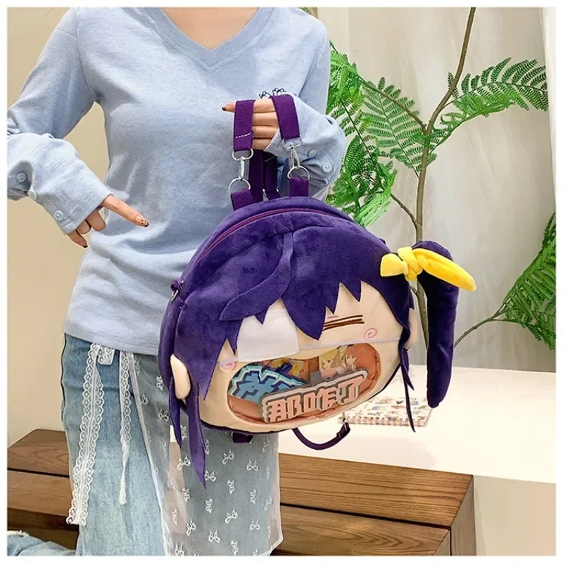 Chunibyo أنيمي حقيبة الحب Chunibyo والأوهام الأخرى أفخم حقيبة الفم الكبير Itabag طالب حقيبة مدرسية سعة كبيرة حقيبة كروسبودي هدية