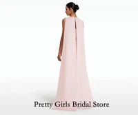 Arabic Morden Style Draped Crystals Evening Dresses Customized Mermaid Formal 프롬드레스 Side Slit Prom Growns Party Women Bride 2