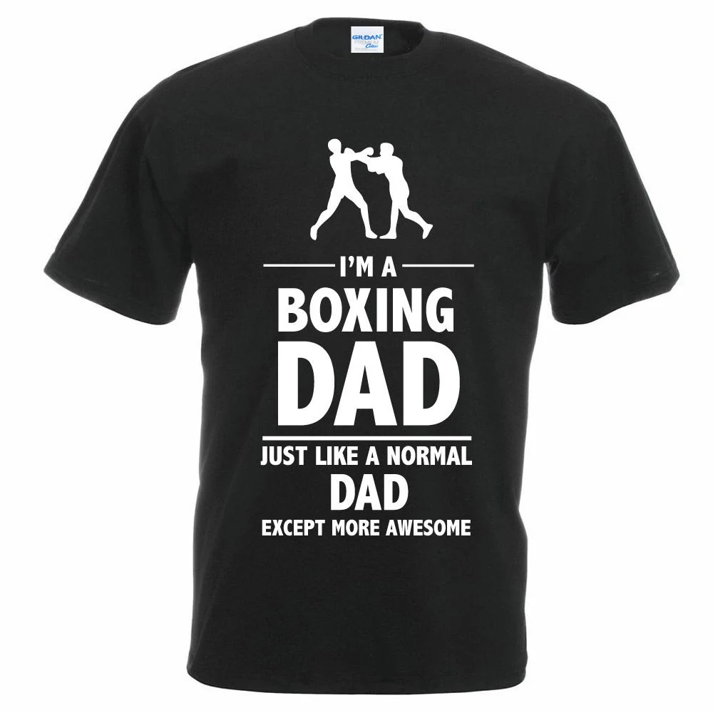 Summer Fashion New Cotton I'M A Boxinger Dad - Boxer/ Daddy / Father'S Day / Funny Gift Idea Mens Tee Shirt Hip Hop Clothes