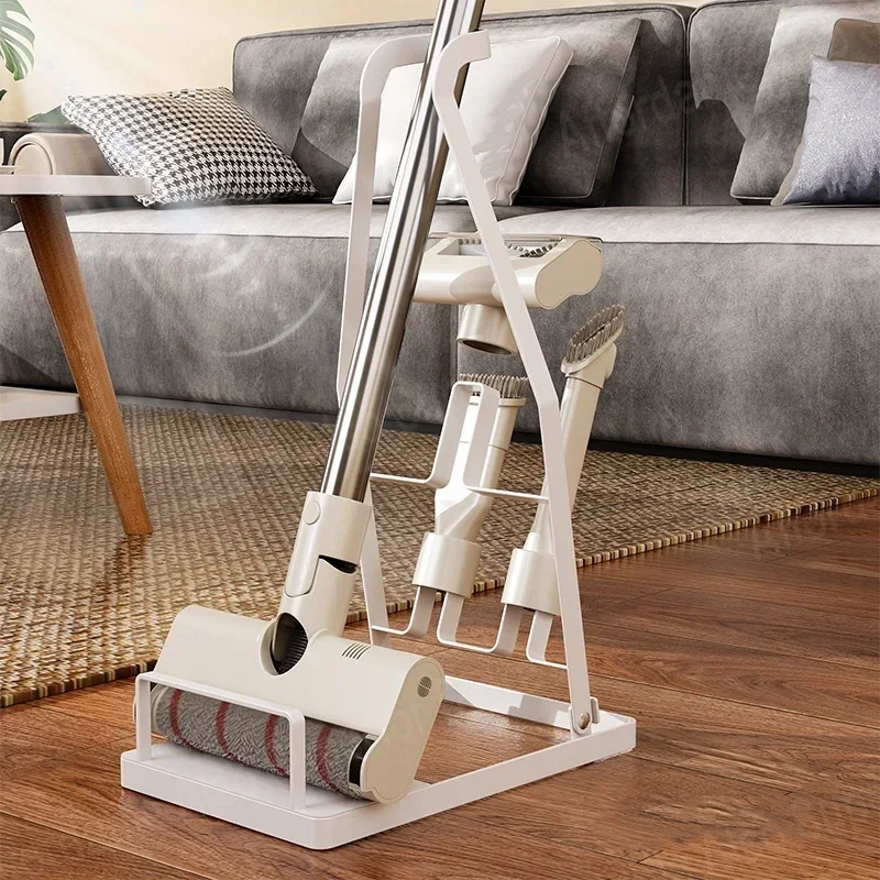 Floor Mounted Vacuum Cleaner Storage Racks Portable Foldable Storage Racks and Shelving