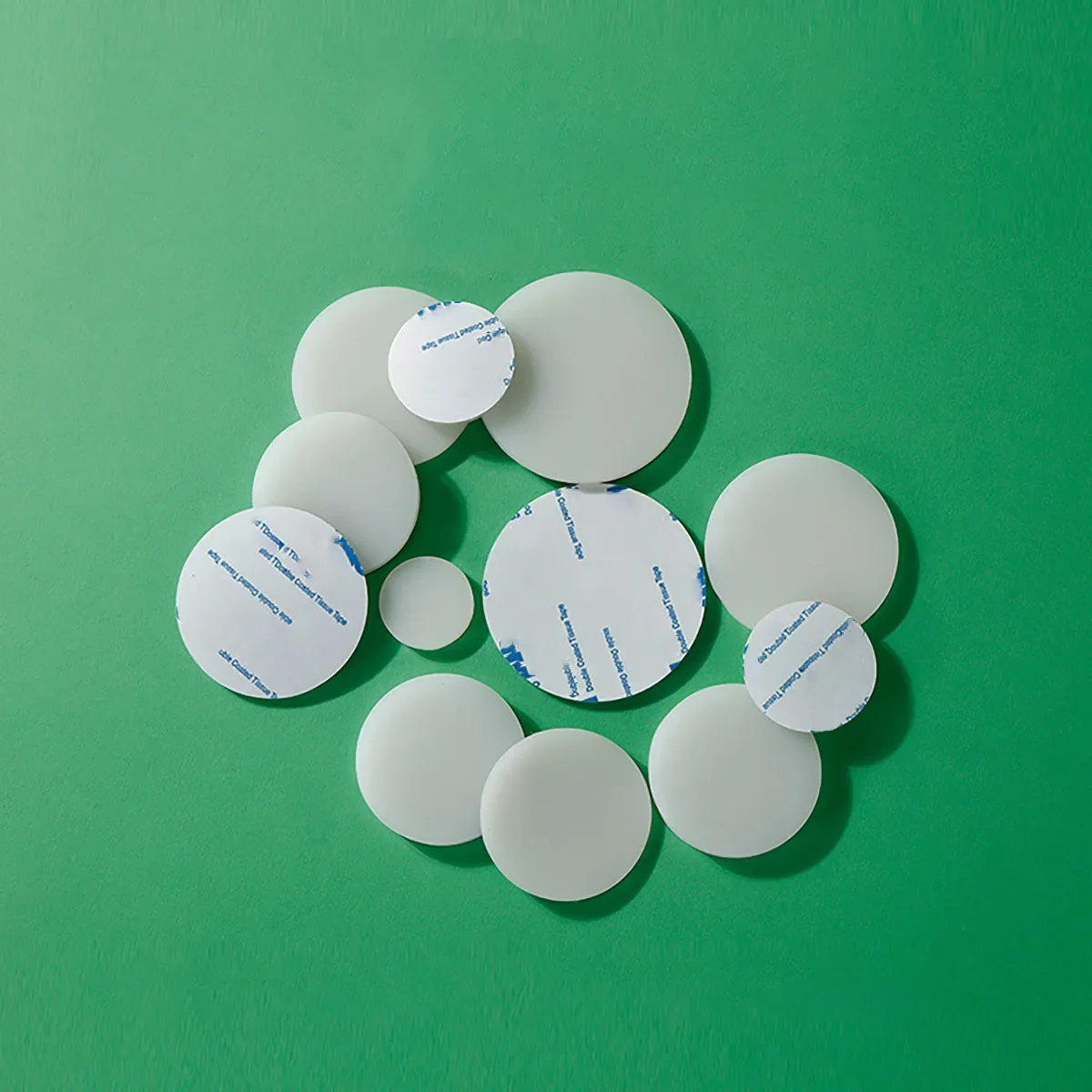 6-100 مللي متر الأبيض الذاتي لاصق المضادة للانزلاق سيليكون الوفير منصات سميكة 0.5-5 مللي متر خزانة أثاث قواعد مطاطية وسادة حصيرة امتصاص الصدمات