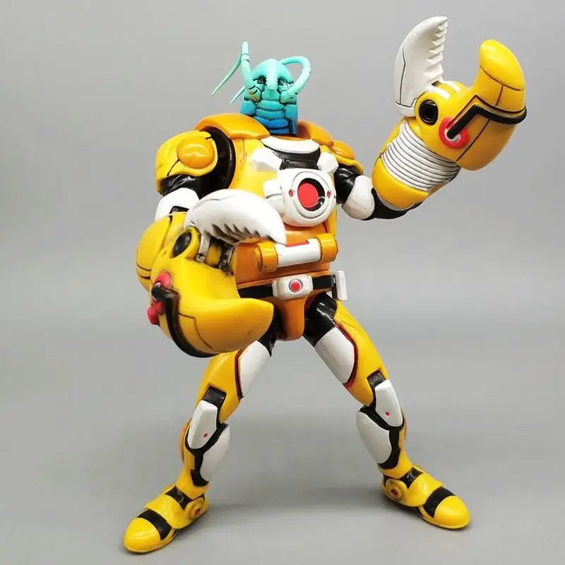 متوفر في المخزون لعبة القرش 6 بوصة المحارب كراب ميكانيكي عمل الشكل تحصيل نموذج المحيط الحيوان تمثال عمل فني عرض FS #6