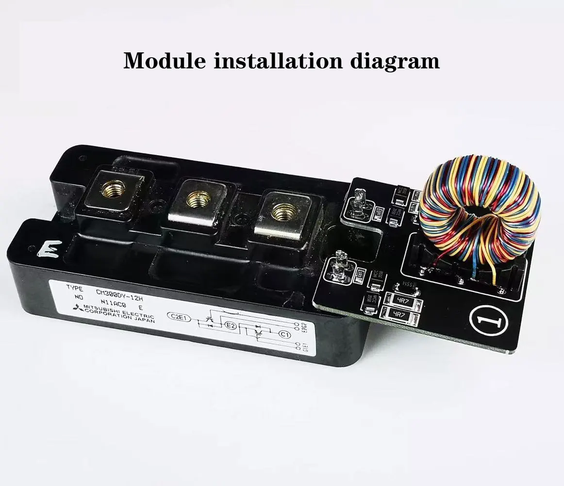Tesla coil DRSSTC full-bridge IGBT module dedicated gate drive isolation transformer finished module