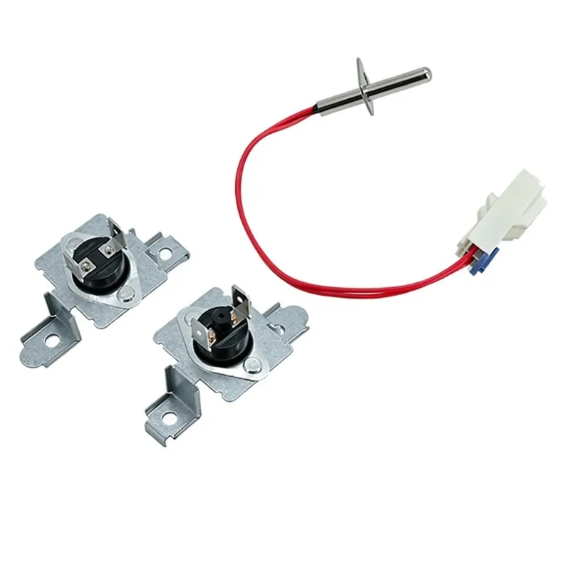 T27C Heating Fix Replacement Kit For Dryer Thermistor& Thermostat-Models 6931EL3003C, 6323EL2001B, 6931EL3004B Issue