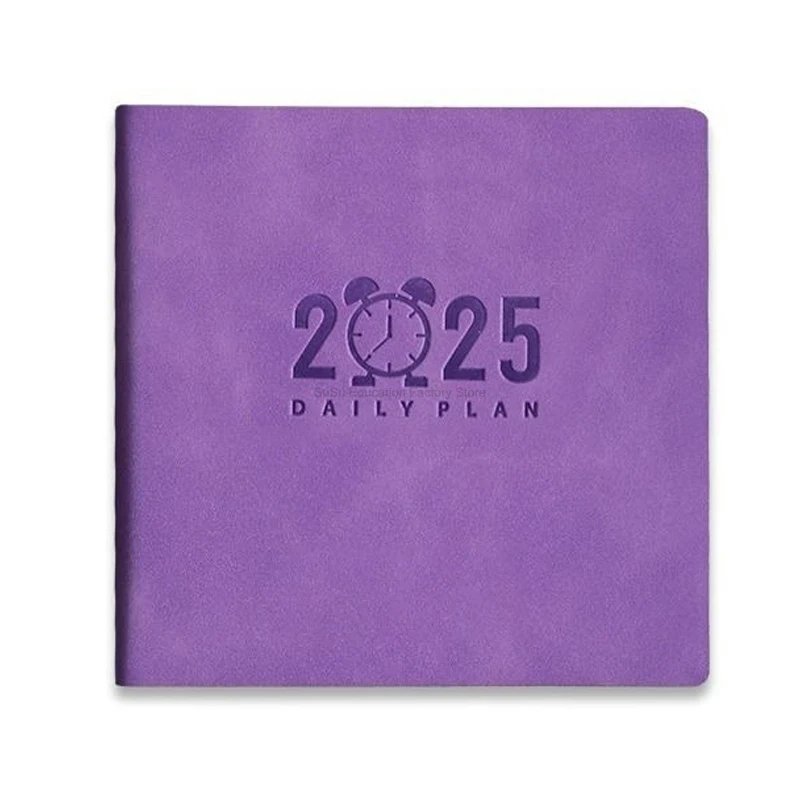 368 Pages Square Mini Calendar 2025 Pocket Notebook Portable Diary Notebook Planner