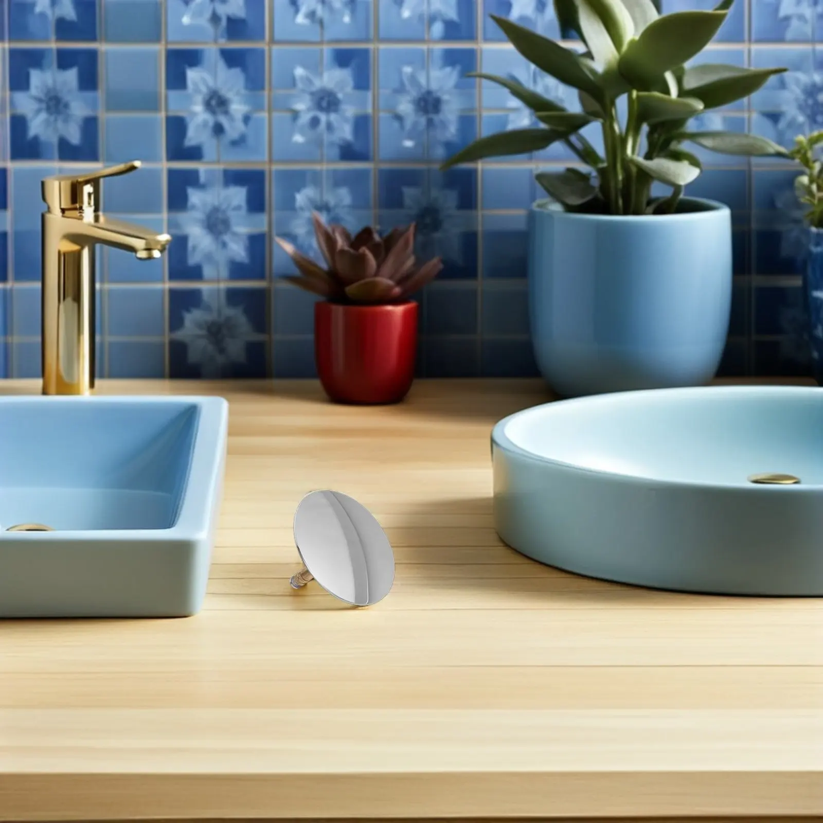 

Bathtub Drain Stopper Replacement Copper Silicone Bathroom Plug For Wash Basin Drain Water Stopper Backflow Prevention