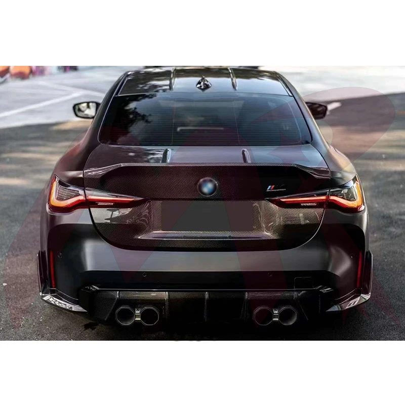 Fit For BMW M3 M4 G80 G82 New Carbon Fiber Engine Hood Retrofit CSL Style Car Rear Engine Cover Bonnet CSSYL Auto Accessorie