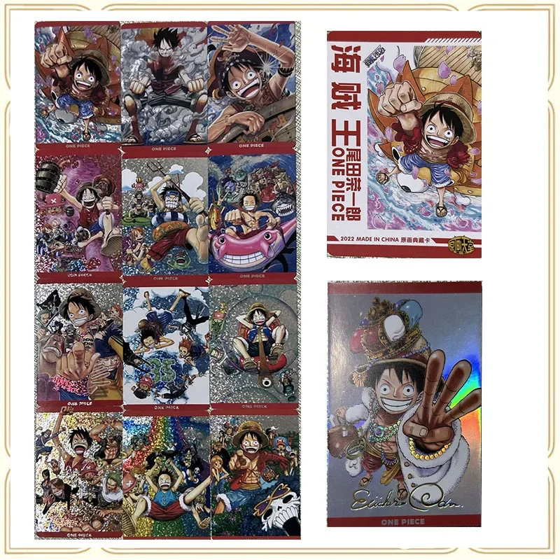 

Anime ONE PIECE DIY ACG Collectible Cards Monkey D Luffy Tony Tony Chopper Toys for boys Christmas birthday present