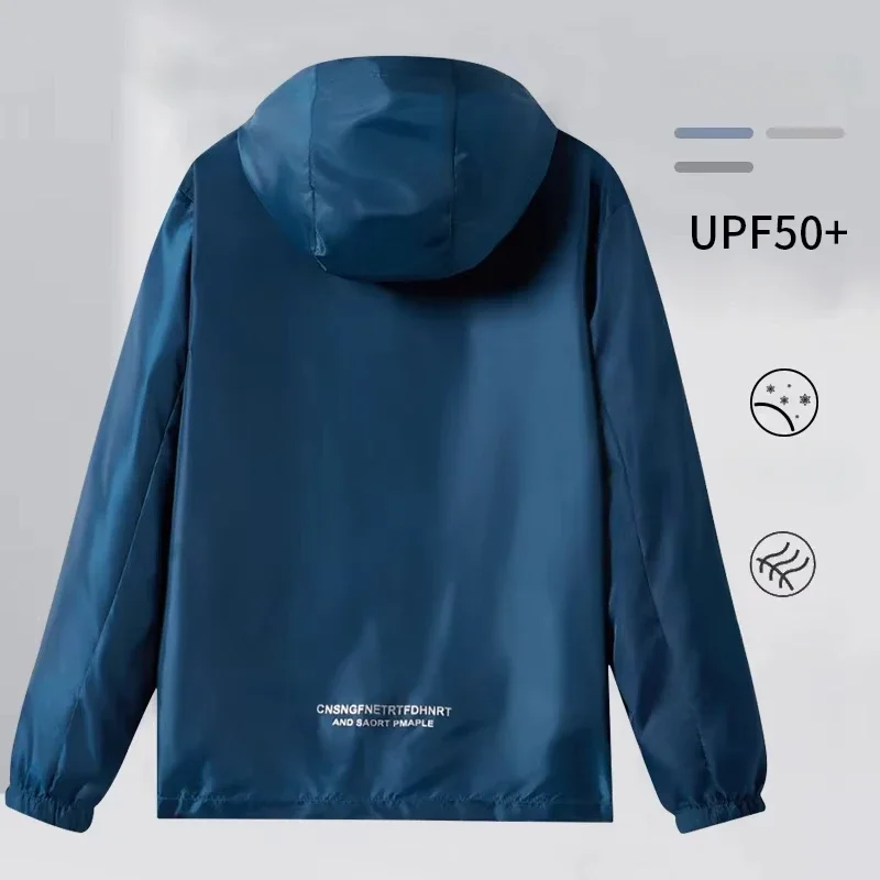Men's  Hiking Skin Jacket Outerwear Coat Camping  Waterproof Sun Protection Fishing Hunting Clothes Quick Dry Sunscreen Jacket