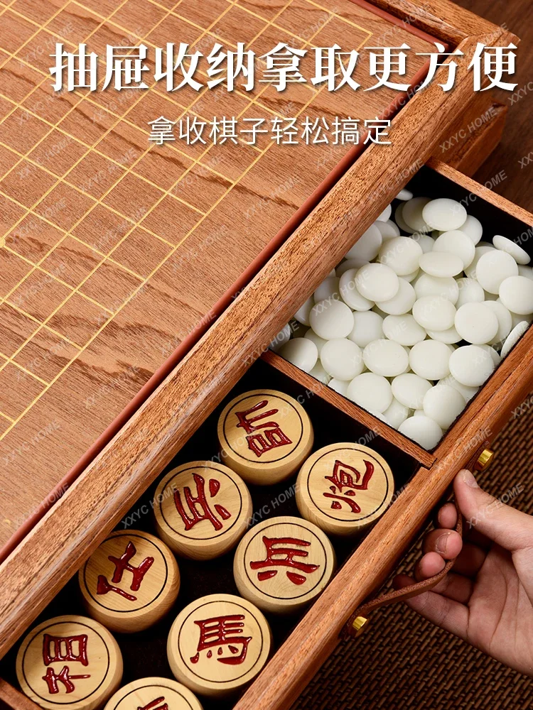 Children's Gozi dupla face xadrez Board Set, mesa de xadrez, Dwen, Cloud Go, Home presente, 2 em 1