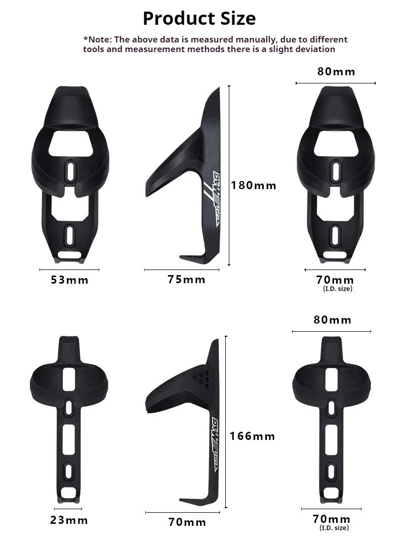 ENLEE Fahrrad Super Licht Pneumatische Wasser Flasche Käfig Berg Autobahn Fahrrad Brechen Wind Luft Pneumatische Wasser Flasche Käfig – Detail 3