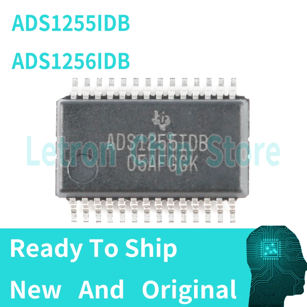 5PCS/lot New Original Chip ADS1255 ADS1256 ADS1255IDB ADS1256IDBR ADC IC