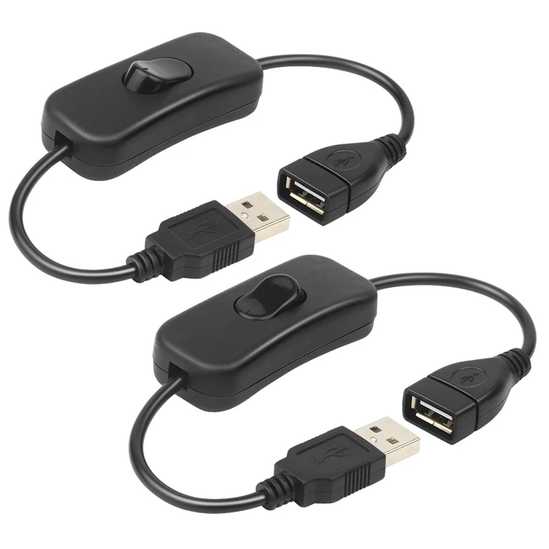 High Quality USB Cable Male to Female with Switch ON/OFF Cable Extension Toggle for USB Lamp USB Fan Power Line HOT SALE