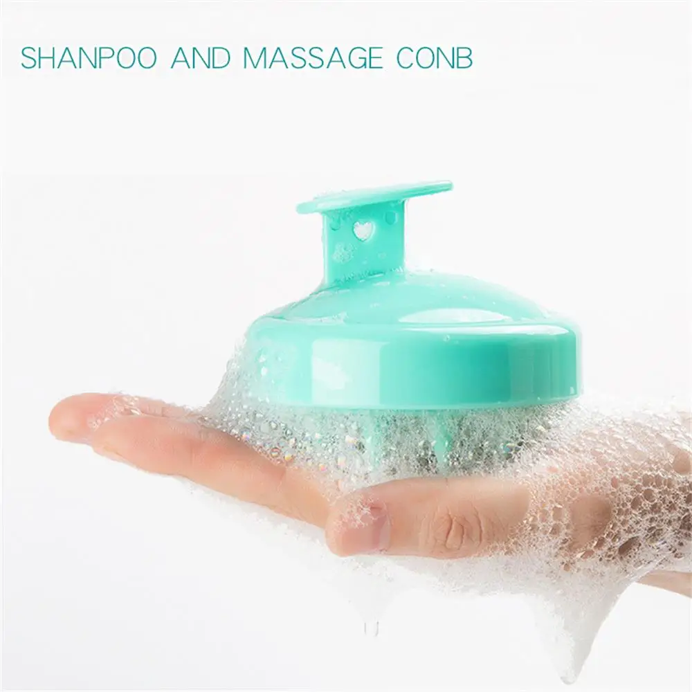 หวีนวดซิลิโคนซักผ้า 1 ชิ้น, แปรงอาบน้ํานวดตัว - เครื่องมืออาบน้ําสําหรับทําความสะอาดหนังศีรษะและร่างกายและนวด