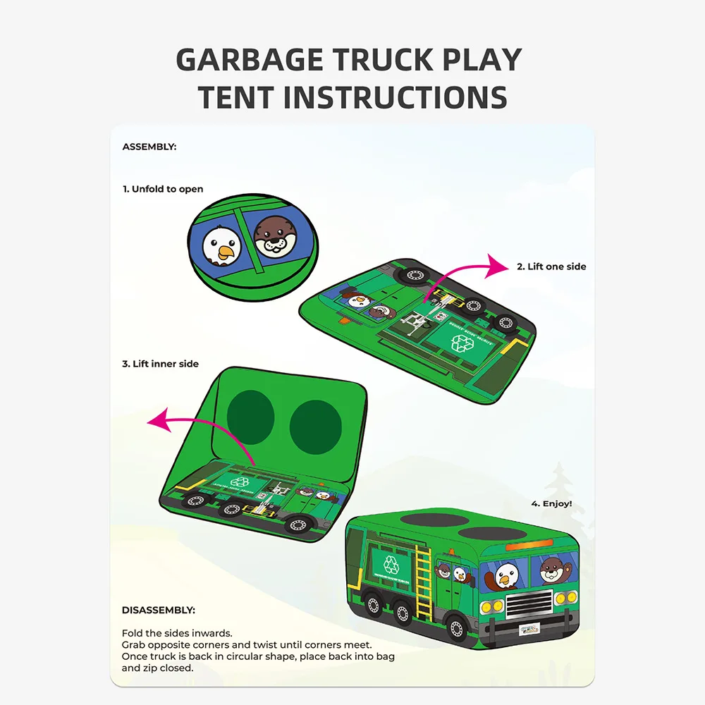 Park picnic car tent toy