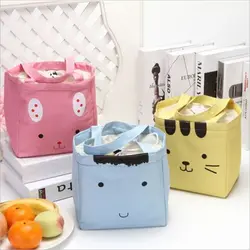 Travel Insulated Thermal Bag Portable Cute Animal Picnic Breakfast Organizer Keep Warm Lunch Box