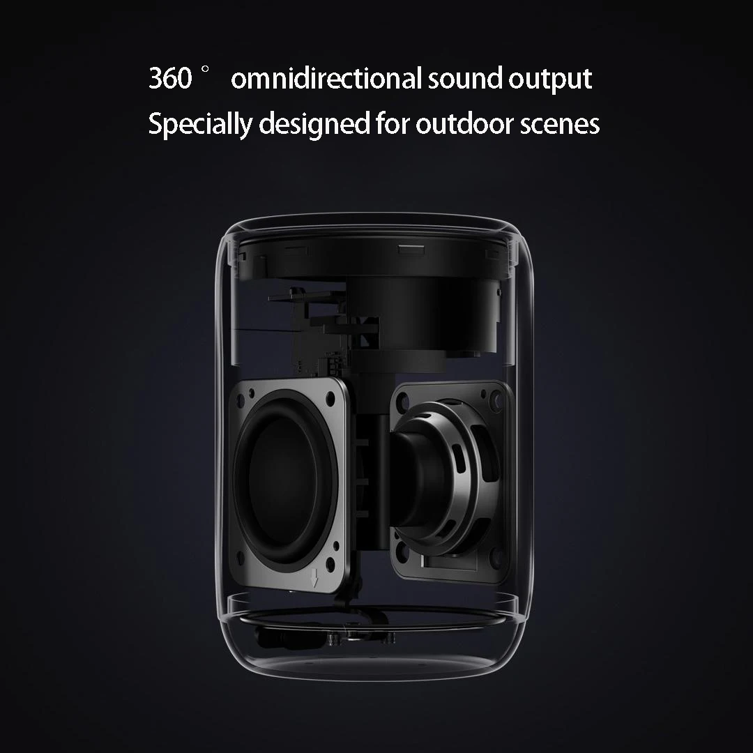 Xiaomi Bluetooth Speaker Mini Outdoor Portable Sound Bluetooth 5.3 RGB Light IP67 360°Omnidirectional Stereo Mi Home APP