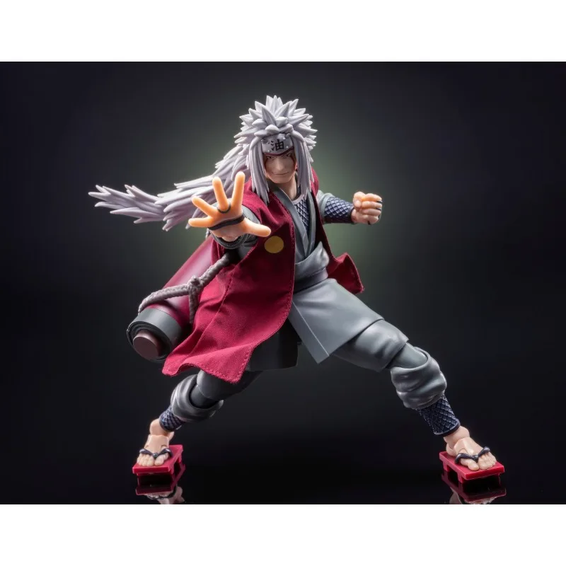 

【Only Clothes 】1/12 Scale Japanese Anime Naruto Jiraiya Cloth Sleeveless Robe Model for 6'' Shf Action Figure Toys Accessories