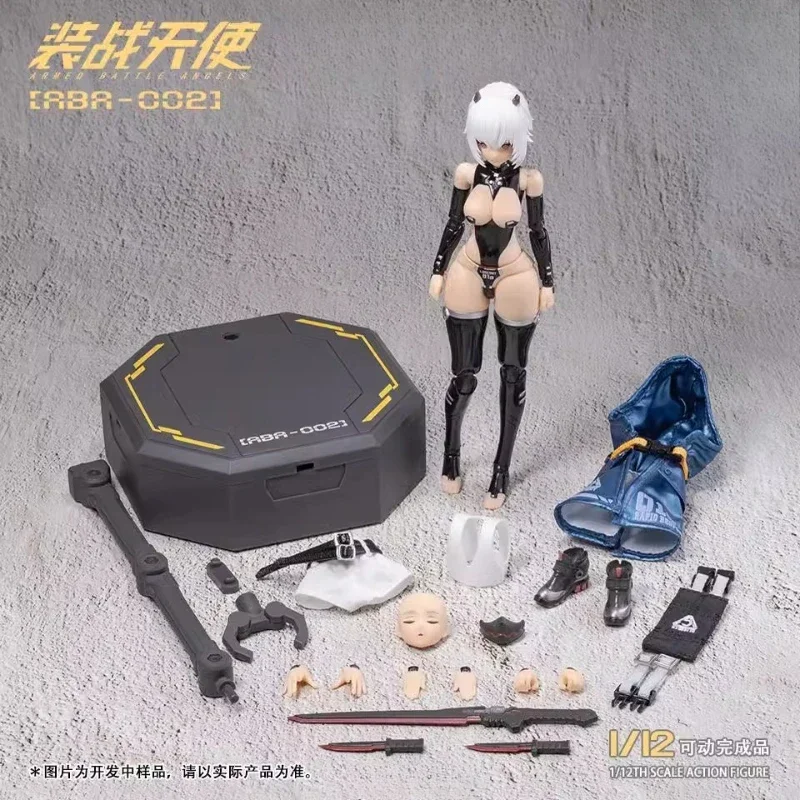 

1/12 ABA-002 Dark Armed Battle Angel — шарнирная фигурка девушки-меха с оружием, коллекционный мобильный костюм, комплект модели солдата