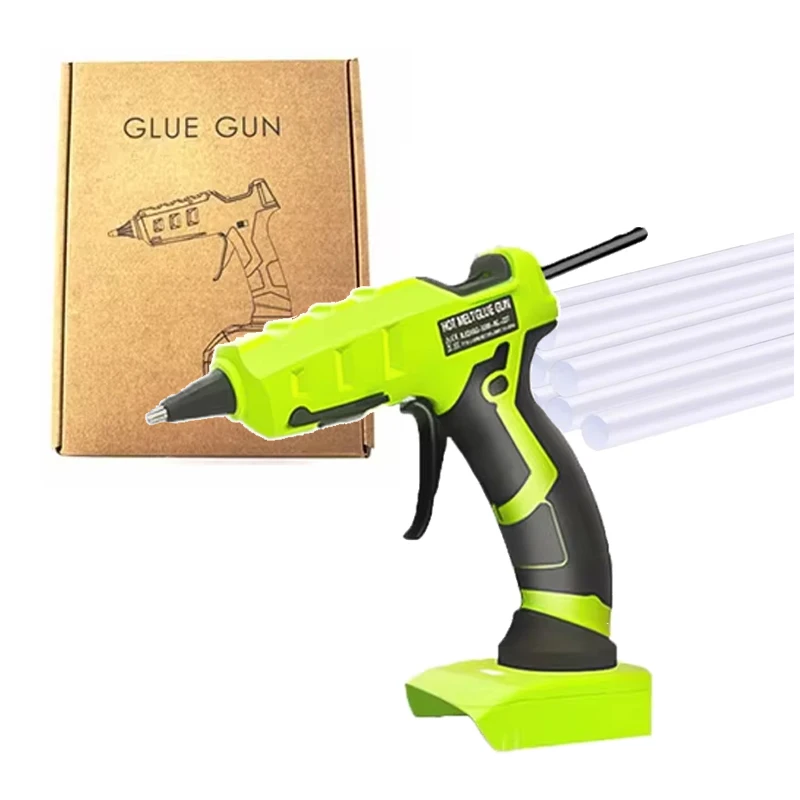 Cordless Hot Glue Gun For Black & Decker 20V MAX Battery use 7mm Glue Sticks Electric Heat Repair Tool Hands DIY Christmas Gifts