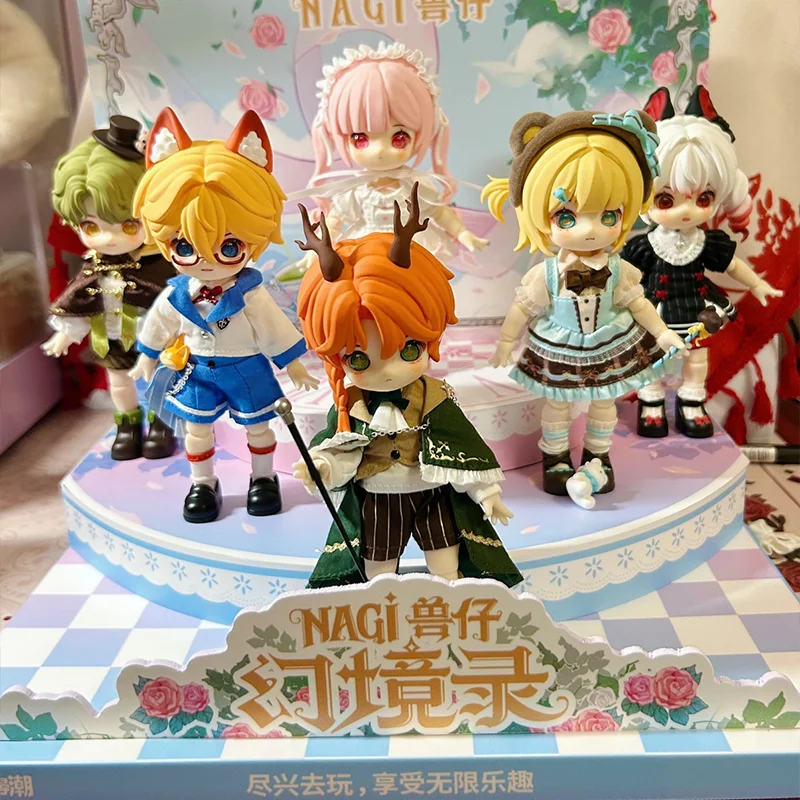 متوفر في المخزون ناجي الوحش شبل الوهم سجل سلسلة صندوق أعمى لطيف عمل الشكل 1/12 Bjd نموذج صندوق غامض اللعب جمع فتاة هدية