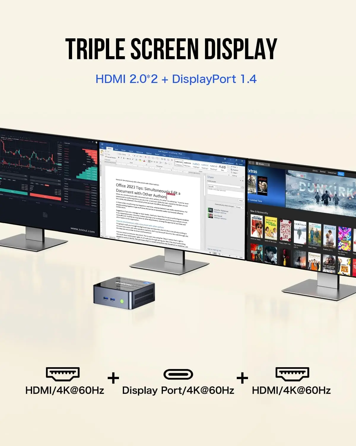 GMKtecミニPCデスクトップオフィスコンピューター M3Utral Intel Core i7 12700H / i9 12900HK DDR4 NVME SSD WIFI6 BT5.2 Windows11 RJ45