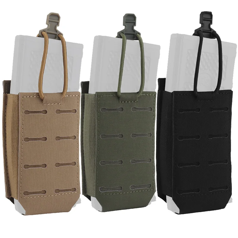 

Tactical 7.62/5.56 Magazine Pouch for M4 M16 AR 15 AK 47 Rifle Gun Elastic Mag Holder Molle Laser Cut Waist Pack Airsoft Hunting