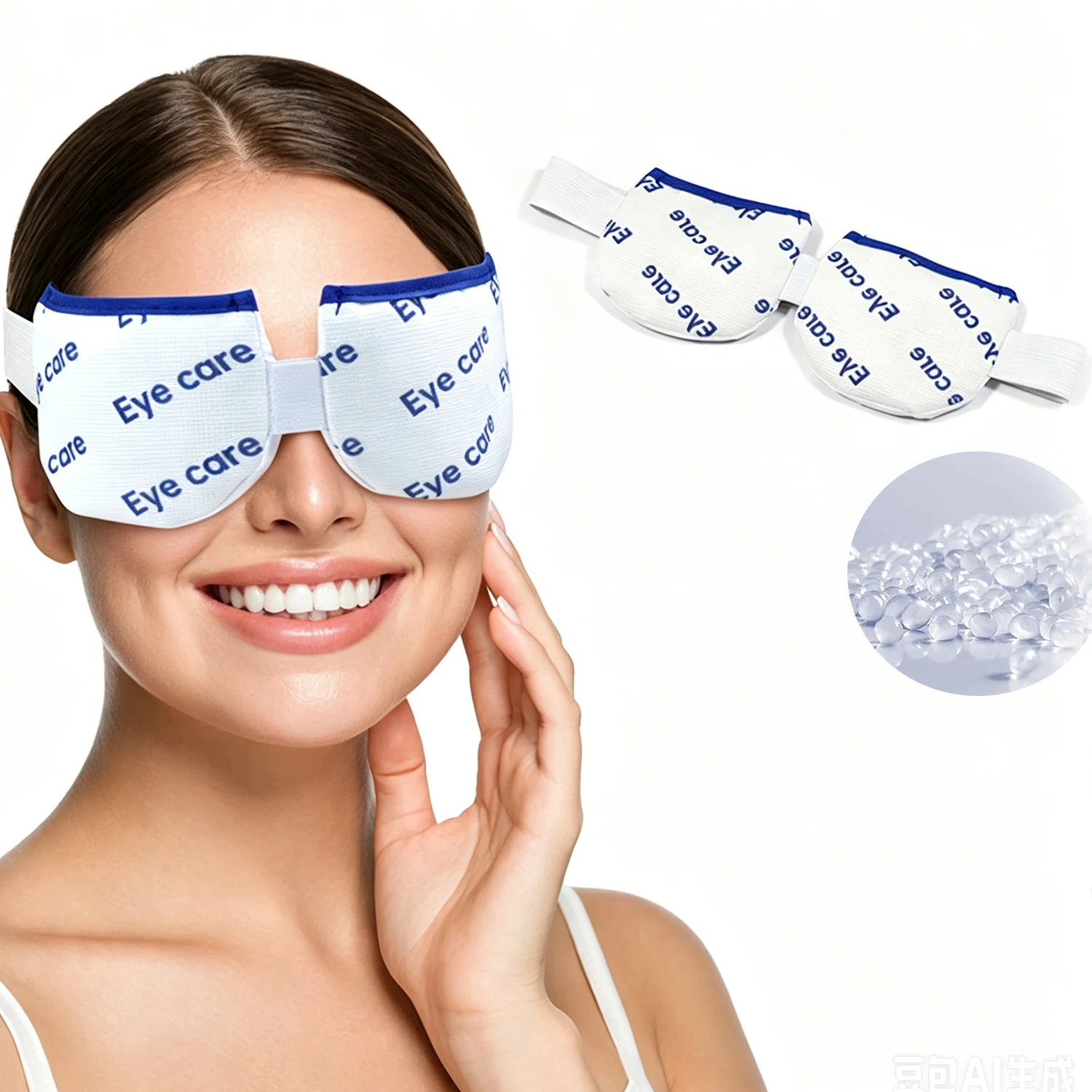 Heated Eye Mask Moist Heat Eye Compress Relief for Dry Eyes, Imitated Microwave Activated Dry Eye Therapy Mask