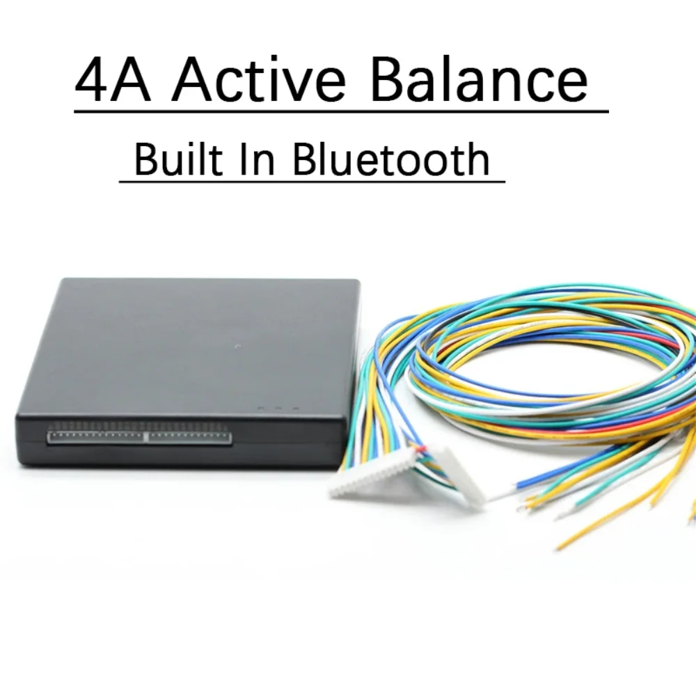 4A Bluetooth Smart Active Balance 10S ~ 24S 48V 60V Li-on Lifepo4 Lithium Battery Electric CAR Energy Transfer 14S 16S 20S BMS