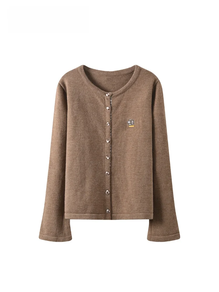 

plus Size Knitwear Long Sve round Ne Sweater Women Autumn Winter New Sle Plump Sister Slimming Faionable Casual Top