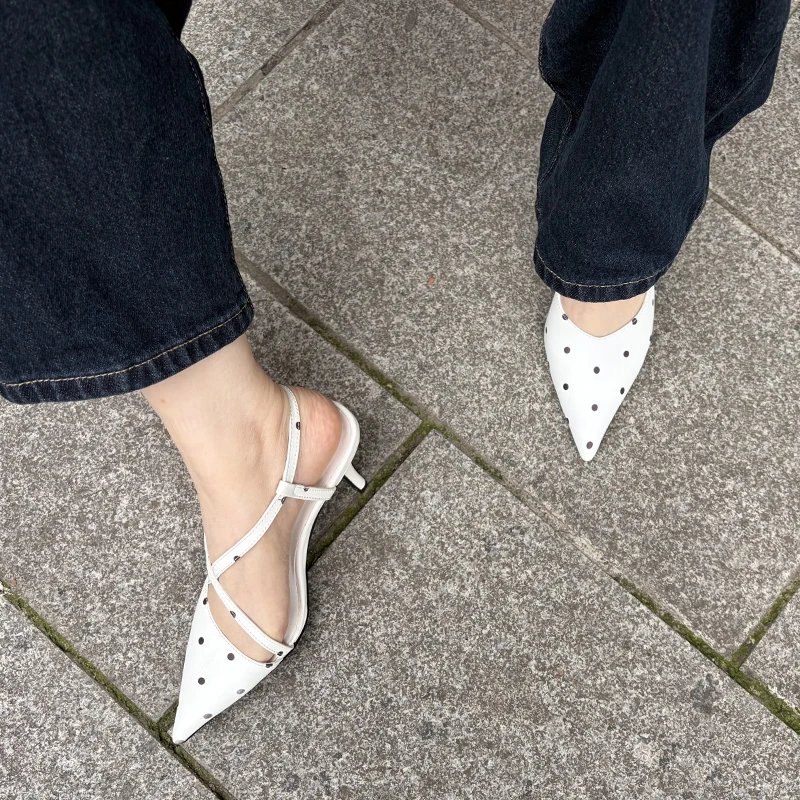 Women's Pointed Toe Back-Strap High Heel Pumps for Parties