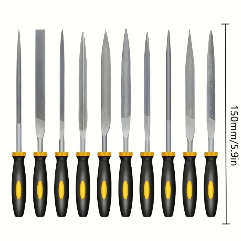 High-quality Needle File Set High Carbon Steel File Semicircle Flat Square Triangle Manual File Woodcarving Tools
