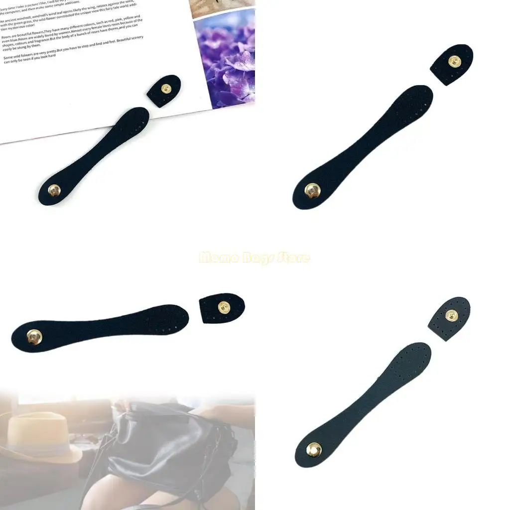 

X90D 10x Wallet Clasp Practical Bags Clasp Leather Bag Buckle with Sewing Holes DIY Bag Accessories for Handbag Purse Making