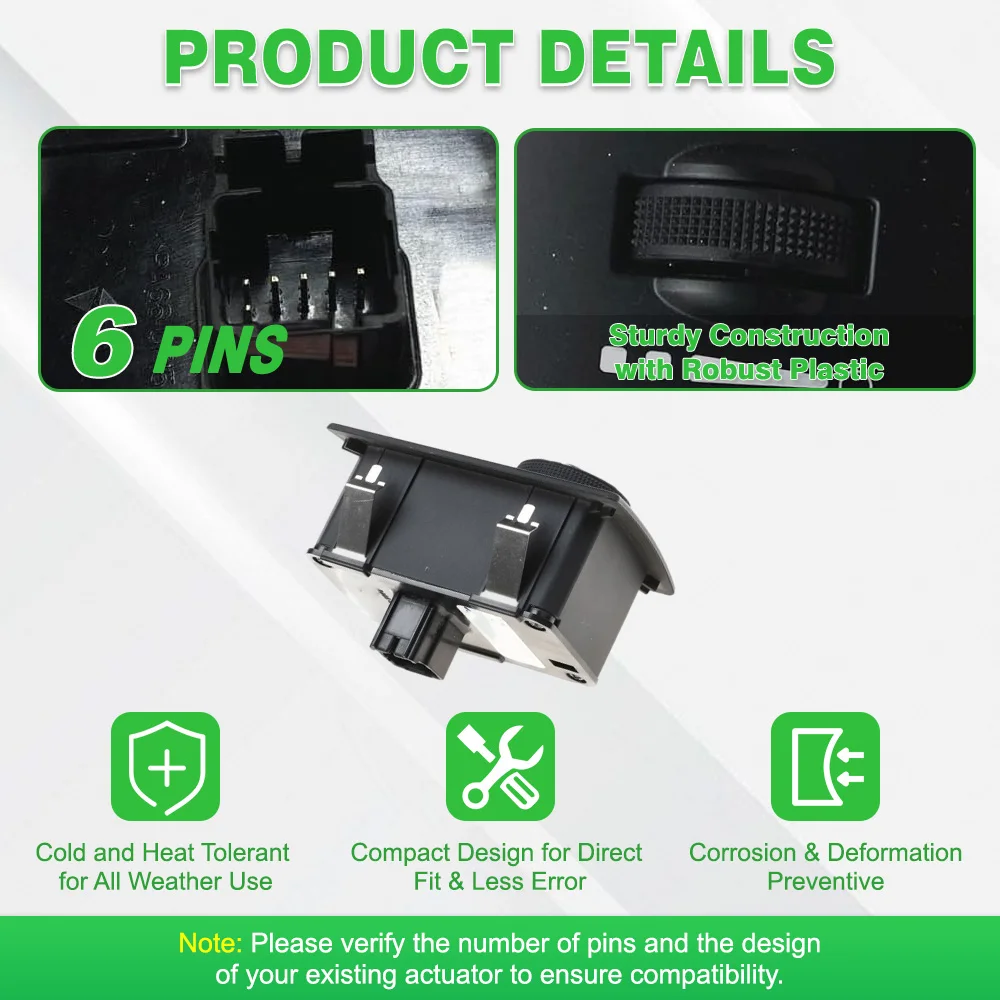 مفتاح التحكم في المصباح لكرايسلر 300 300C 2005 2006 2007 2008 2009-2011 98258718AA مفاتيح التحكم في ضوء السيارة البلاستيك الأسود