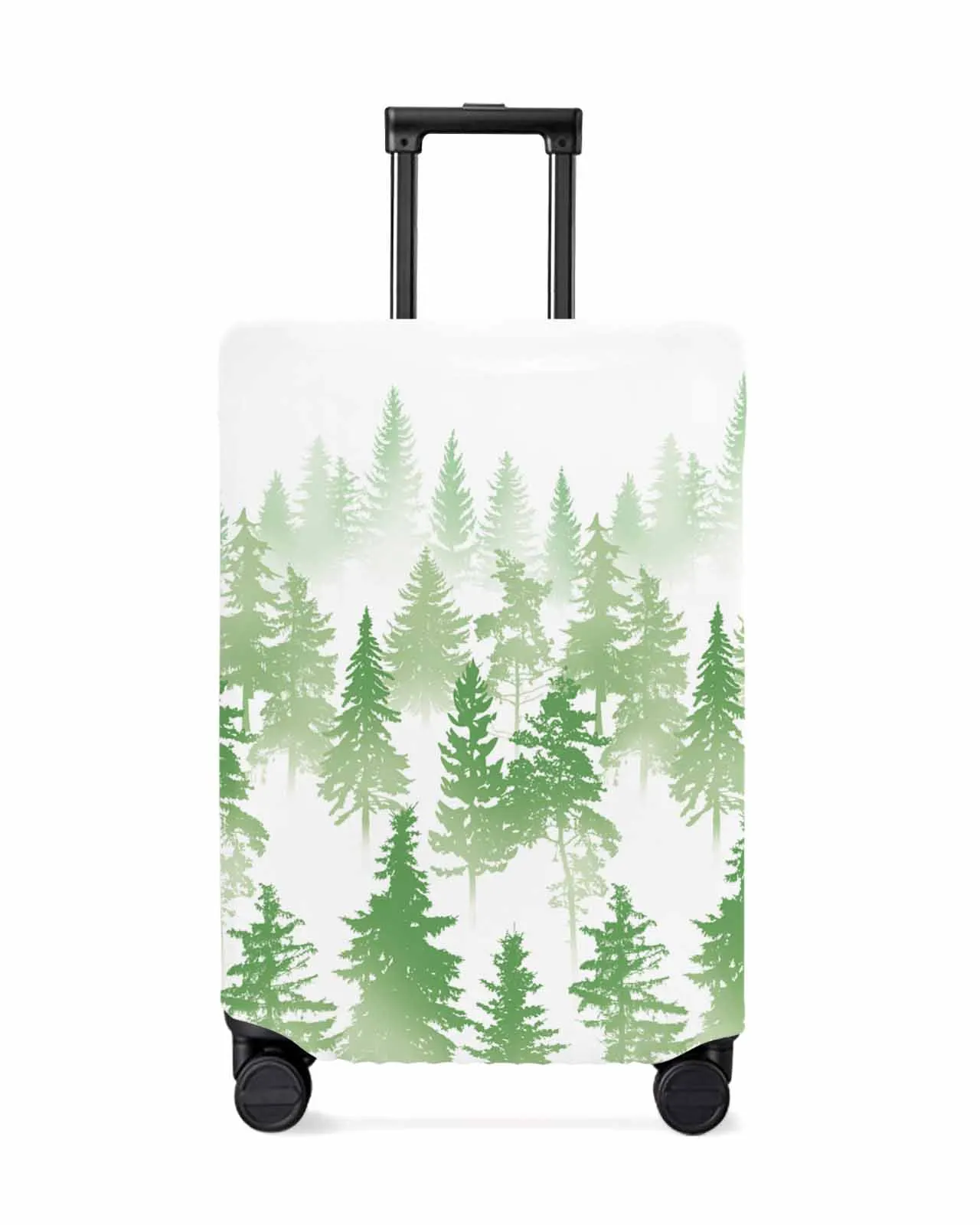 Trees Forests Silhouettes Abstract Stretch Suitcase Protector Baggage Dust Case Cover For 18-32 Inch Travel