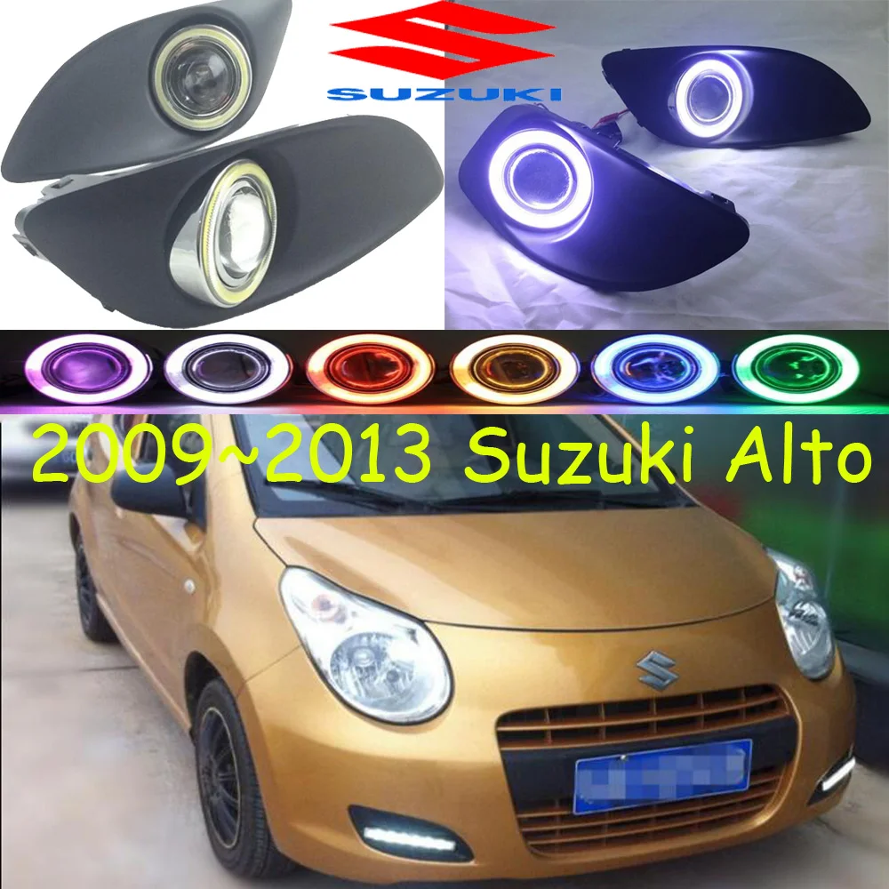 car bumper headlight for Suzuki Alto fog projector lens light 2009~2013y car accessories CCFL alto headlamp