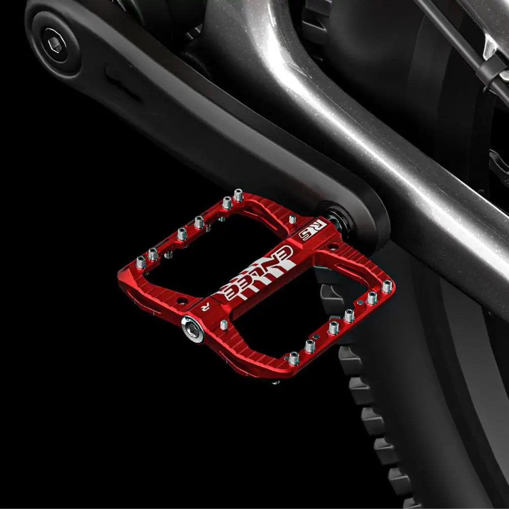 Riding Pedals 1 Pair Firm Fit Strong Load-bearing 28 Foot Stud  MTB Bike Wide Platform Anti-Skid Pedals Bike Accessories